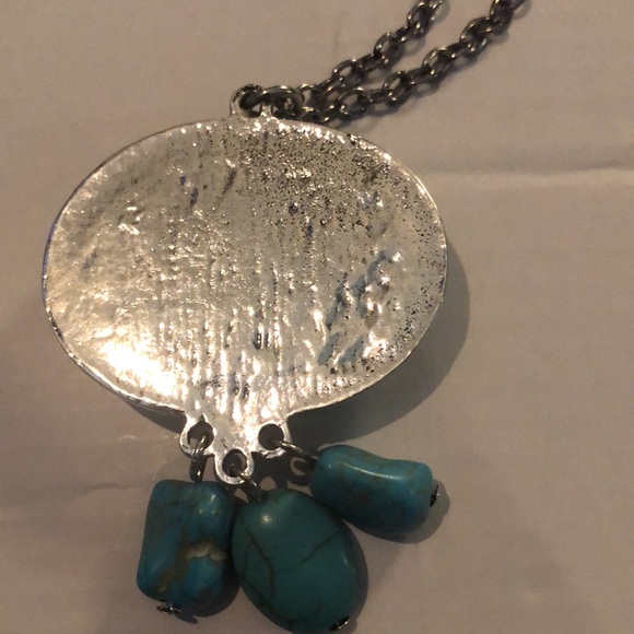 Chico’s pretty necklace with turquoise enhancer! So pretty. - Picture 5 of 9
